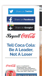 Mobile Screenshot of cokeboycott.com